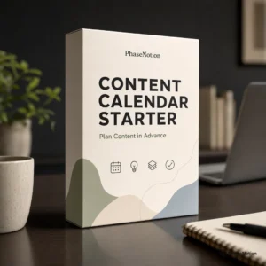 Content Calendar Starter