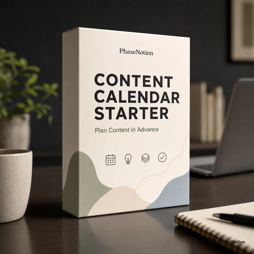 Content Calendar Starter