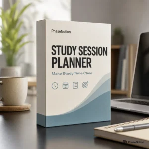 Study Session Planner