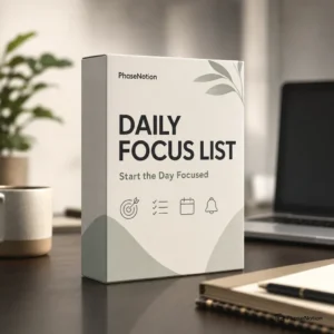 Daily Focus List