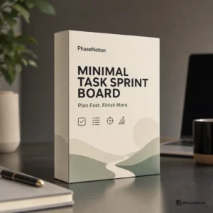 Minimal Task Sprint Board