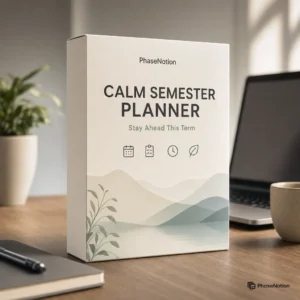 Calm Semester Planner