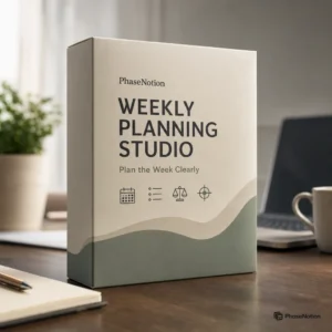 Weekly Planning Studio