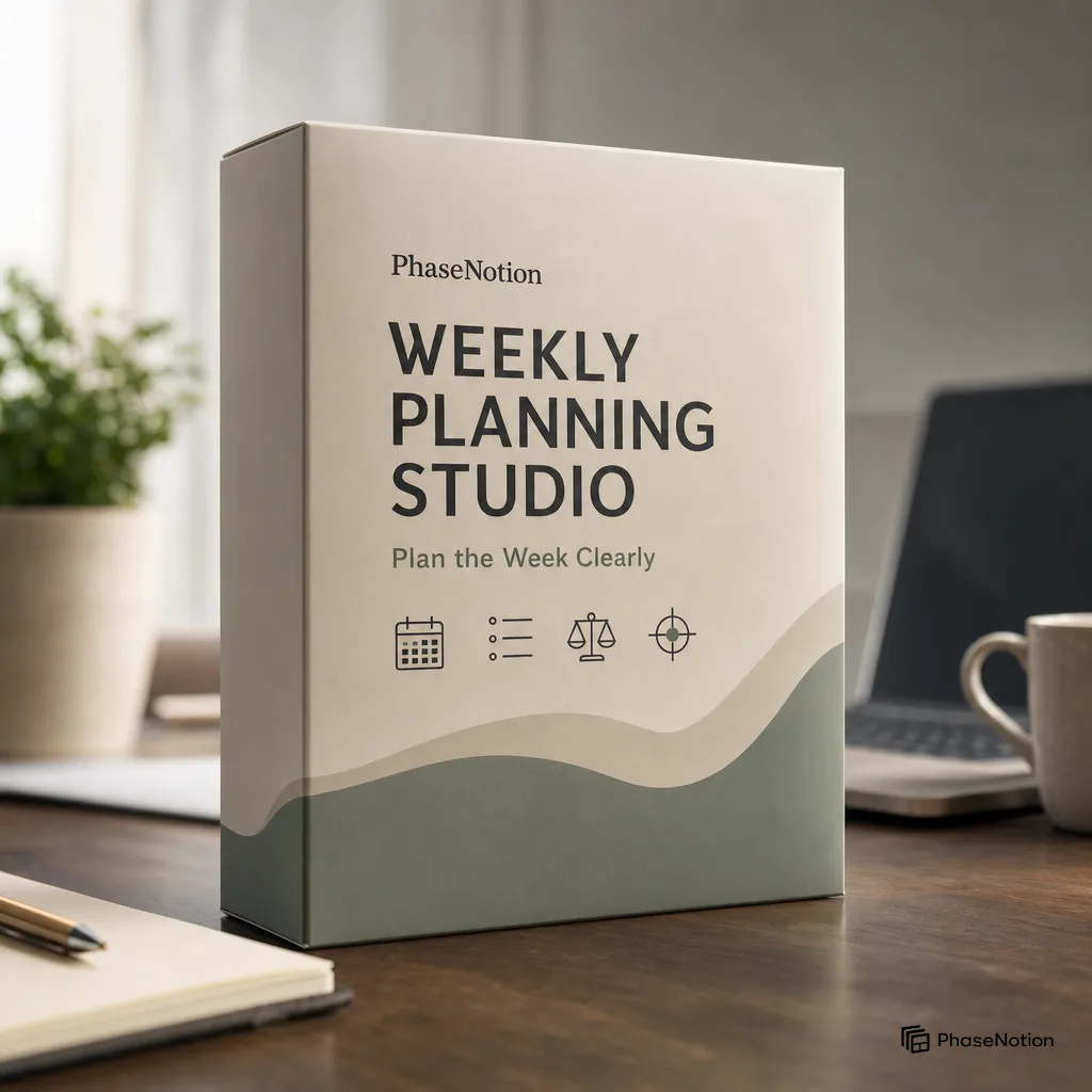 Weekly Planning Studio