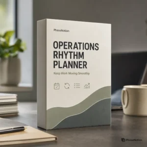 Operations Rhythm Planner
