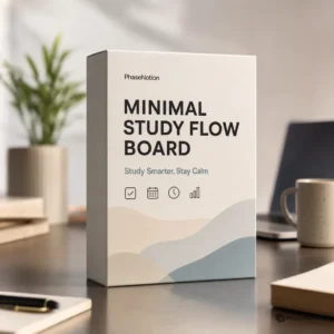Minimal Study Flow Board