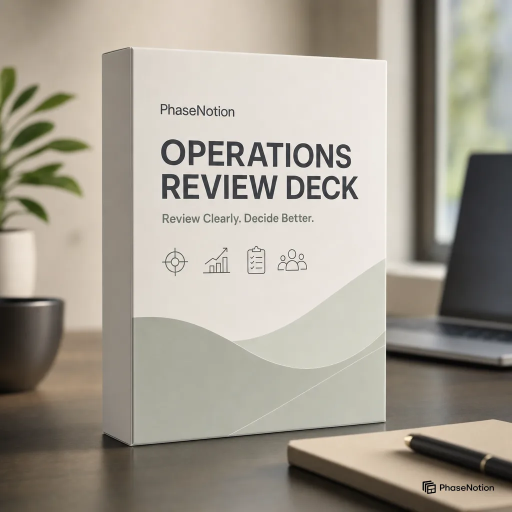 Operations Review Deck